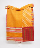 Artisan made kantha quilt throw  