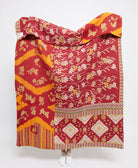 Artisan made kantha quilt throw  