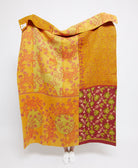 Artisan made kantha quilt throw  