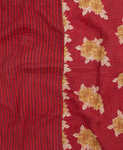 Kantha quilt throw made of recycled vintage saris