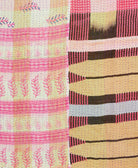 Kantha quilt throw made of recycled vintage saris