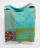 Artisan made kantha quilt throw  