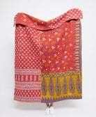 Artisan made kantha quilt throw  