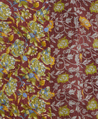 Kantha quilt throw made of recycled vintage saris