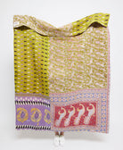 Artisan made kantha quilt throw  