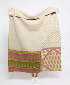 Artisan made kantha quilt throw  
