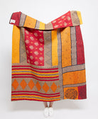 Artisan made kantha quilt throw  