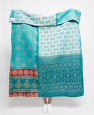 Artisan made kantha quilt throw  