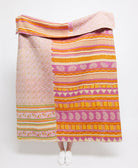 Artisan made kantha quilt throw  