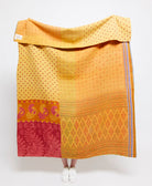 Artisan made kantha quilt throw  