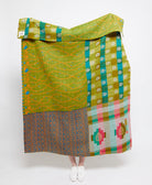 Artisan made kantha quilt throw  