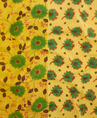 Kantha quilt throw made of recycled vintage saris