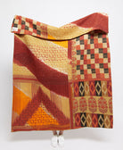 Artisan made kantha quilt throw  