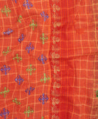 Kantha quilt throw made of recycled vintage saris