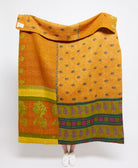 Artisan made kantha quilt throw  