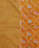 Kantha quilt throw made of recycled vintage saris