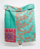 Artisan made kantha quilt throw  