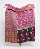 Artisan made kantha quilt throw  