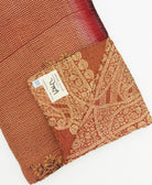 Kantha quilt throw featuring traditional kantha hand stitching