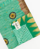 Kantha quilt throw traditional kantha hand stitching