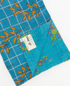Kantha quilt throw traditional kantha hand stitching