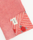 Kantha quilt throw traditional kantha hand stitching