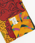 Kantha quilt throw traditional kantha hand stitching