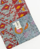 Kantha quilt throw traditional kantha hand stitching