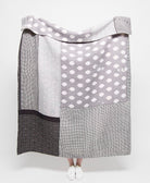 Artisan made kantha quilt throw  