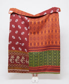 artisan made kantha quilt throw  