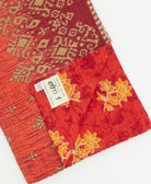 Kantha quilt throw featuring traditional kantha hand stitching