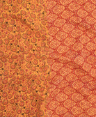 kantha quilt throw made of recycled vintage saris