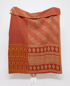 artisan made kantha quilt throw  