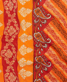 kantha quilt throw made of recycled vintage saris