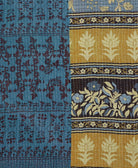 kantha quilt throw made of recycled vintage saris