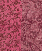 kantha quilt throw made of recycled vintage saris
