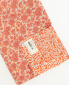 kantha quilt throw featuring traditional kantha hand stitching