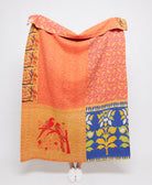 artisan made kantha quilt throw  