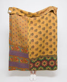 artisan made kantha quilt throw  