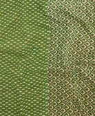 kantha quilt throw made of recycled vintage saris