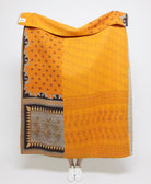 artisan made kantha quilt throw  