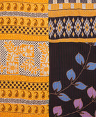 kantha quilt throw made of recycled vintage saris