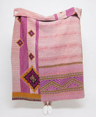 artisan made kantha quilt throw  