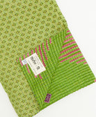 kantha quilt throw featuring traditional kantha hand stitching