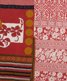 kantha quilt throw made of recycled vintage saris