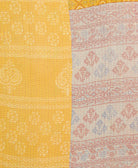 kantha quilt throw made of recycled vintage saris