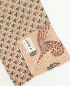 kantha quilt throw featuring traditional kantha hand stitching