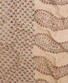 kantha quilt throw made of recycled vintage saris