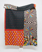 artisan made kantha quilt throw  