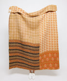 artisan made kantha quilt throw  